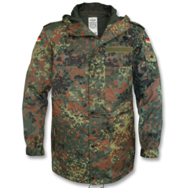 BW Winterparka Flecktarn MET dikke voering - origineel