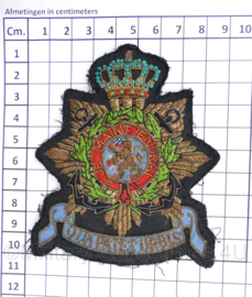 Luxe Korps Mariniers  origineel embleem voor veteranen  - 10 x 9 cm - origineel