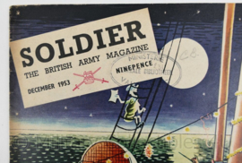 The British Army Magazine Soldier December 1953 -  Afkomstig uit de Nederlandse MVO bibliotheek - 30 x 22 cm - origineel