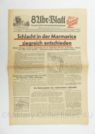 WO2 Duitse krant 8 Uhr Blatt Illustrierte Abendzeitung 16 juni 1942 - 47 x 32 cm - origineel