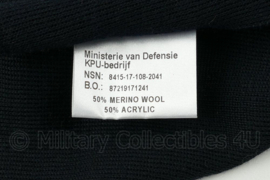 KMAR of Politie colsjaal donkerblauw 2021 - 50% Merino wol 50% acryl - origineel