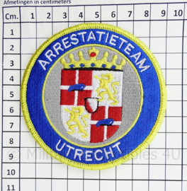 Arrestatieteam Utrecht embleem - met klittenband - 9 cm. diameter