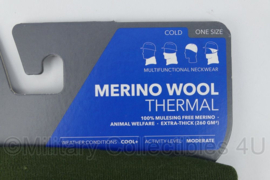 Buff Winter sjaal groen Thermal COLD - Merino wool Buff Thermal  - nieuw - origineel