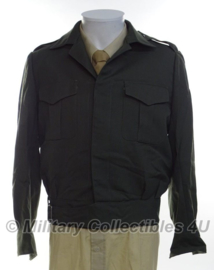 US Officer Style ike jas donkergroen - maat 46 of 50 - origineel naooorlogs