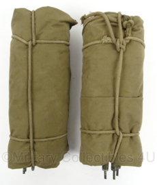 MVO jaren 50 puptent groen canvas met toebehoren - complete set  - origineel