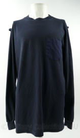 Donkerblauwe brandweer sweater - maat Small en Large - origineel