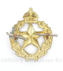WW2 Canadian cap badge Le regiment de Montmagny - King Crown - 5 x 4 cm -  origineel