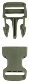 Gesp set van 10 sets 25mm gespen Groen - voor rugzakken, uitrusting, etc. - origineel