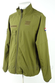 KL Nederlands leger softshell jack GROEN - maat Small, Medium, Large  - NIEUW - origineel