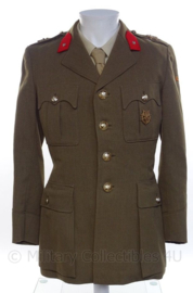 KL Koninklijke Landmacht Officiers uniform jasje - Rang tweede Luitenant - "vroeg model" jaren 60 met MLV speld - maat 50 - origineel