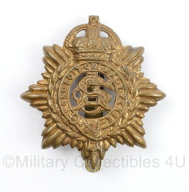 WO2 Britse cap badge Royal Army Service Corps - Kings Crown - 5 x 4 cm -  origineel