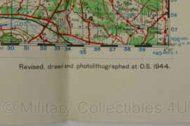 WW2 British War Office map 1944 Central Europe Osnabruck - 88 x 63,5 cm - origineel