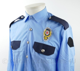 Polis Turkse politie overhemd met lange mouwen - maat Small - nieuw - origineel