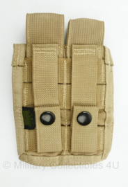 US Eagle Double pistol mag pouch khaki MOLLE - 10 x 3 x 16 cm - origineel
