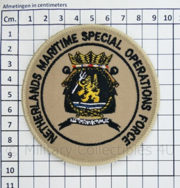 Korps Mariniers Netherlands Maritime Special Operations Force embleem - met klittenband - diameter 9 cm