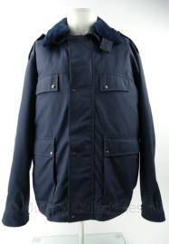 Donkerblauwe Brandweer parka - maat Large - licht gedragen - origineel