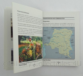 US Army Country Handbook DROC Democratic Republic of Congo uit 2000 - afmeting 18 x 13 cm - origineel