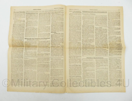 WO2 Duitse krant Nurnberger Nachrichten Nordbayern nr. 17 5 december 1945 - 47 x 32 cm - origineel