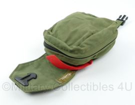 Defensie en KMARNS Korps Mariniers Profile Equipment opbouwtas IFAK pouch with insert groen - 13 x 7 x 17 cm - gebruikt  - origineel