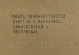 KCT Korps Commando Troepen Engelbr v Nassaukazerne schrijfmachine in Case - Olivetti Lettera 22 - 36 x 29 x 8 cm - origineel