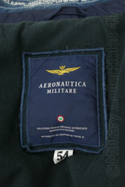 Vintage Aeronautica Militare winterparka donkerblauw - maat 54 - origineel