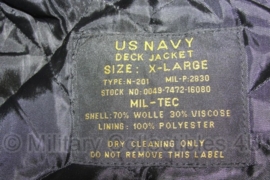 US Navy deck jacket Marine Colani - maat Small (valt ruim uit)- nieuw gemaakt