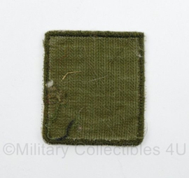 Defensie OCMAN Infanterieschool borstembleem - met klittenband - 5 x 5 cm - origineel