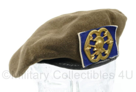 KL Nederlandse leger baret met Verbindingsdienst insigne - vorig model - 53 t/m 60 cm - origineel