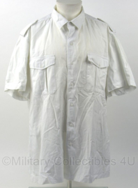 Korps Mariniers Tropenwit dik overhemd wit - korte mouw - maat 48 - origineel