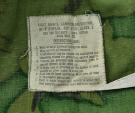 Zeldzaam USMC US Marine Corps Poplin Vietnam oorlog 1970 ERDL camo uniform - Small long - origineel
