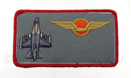 KLu Koninklijke Luchtmacht borst naam embleem -  met klittenband - afmeting 10 x 6 cm
