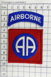 US Army 82nd Airborne Division embleem - replica