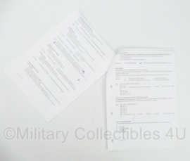Defensie handout handboek D RTF-Procedures - 29,5 x 21 cm - origineel