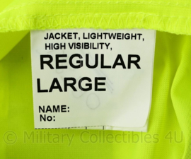 Britse Politie POLICE support jacket lightweigt High Visability  met portofoon houders - nieuw - maat Large Regular- origineel