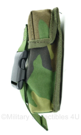 KMARNS Korps Mariniers Glock 17 MOLLE magazijntas opbouwtas forest woodland camo - 13 x 6 x 4 cm - nieuw - origineel