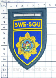 Borsthanger SWE-SGU South African Police Special Guard Unit van stof - 11,5 x 7 cm - origineel