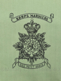 Korps Mariniers Dungaree jas borstzak - ongevouwen - 19 x 18 cm - origineel