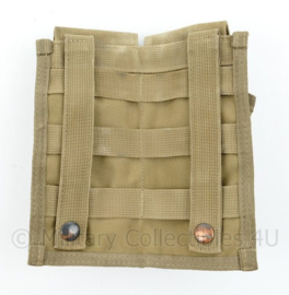 Defensie en Korps Mariniers en US Army Coyote Molle pouch double magazin M4 en Diemaco - 20 x 17 x 5 cm - origineel