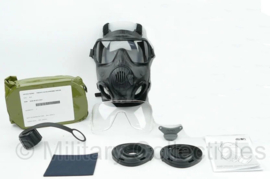 US Army Avon Protection FM50 gasmasker met FM61 CBRN Filter PAAR - NIEUW - maat MEDIUM - MET toebehoren - origineel