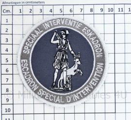 Belgische Politie Speciaal Interventie Eskadron embleem - met klittenband - diameter 9 cm