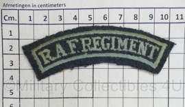 Britse leger RAF Regiment shoulder titles PAAR - 10 x 3,5 cm - origineel