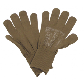 US Army leger handschoenen - bruin - ONGEDRAGEN - maat XL  - origineel