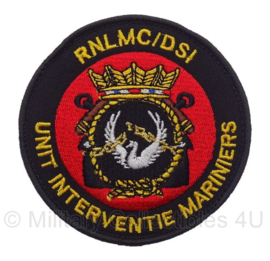 RNLMC/DSI  Royal Netherlands Marine Corps Dienst Speciale interventies  - met klittenband - 9 x 9 cm