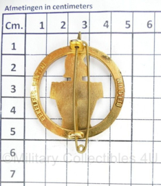 Franse leger baret insigne Transmissions - diameter 4,5 cm - origineel