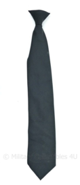 KL Nederlandse leger en KMAR stropdas met clip cliptie 50 cm - Delta Houten - zwart - 100% polyester - origineel