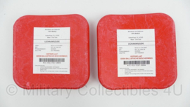 Defensie Oefenplaat Zij Voss 1 paar- One Size -  licht gebruikt  - origineel