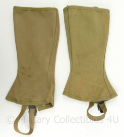 WO2 US Gaiters - beide size 1 maar geen matchend paar - origineel