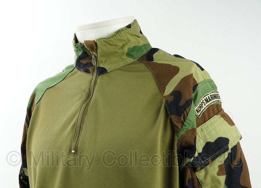 KMARNS Korps Mariniers custom rigger UBAC combat shirt - maat Medium - gedragen - origineel