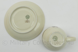 Defensie Landmacht Mosa kopje en schotel set - origineel