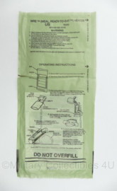 US Army Flameless Ration Heater MRE Chemical heating bag - snel je eten verhitten zonder vuur - origineel